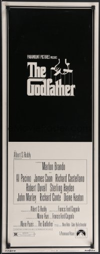 3w0589 GODFATHER insert 1972 Francis Ford Coppola crime classic, great art by S. Neil Fujita!