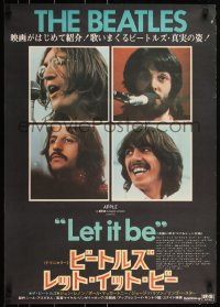 3w0458 LET IT BE Japanese 1970 Beatles, John Lennon, Paul McCartney, Ringo Starr, George Harrison!