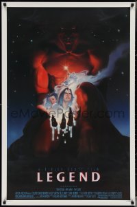 3w0843 LEGEND 1sh 1986 Tom Cruise, Mia Sara, Tim Curry, Ridley Scott, cool Blackshear fantasy art!