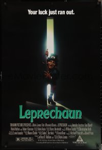 3w0844 LEPRECHAUN 1sh 1993 Warwick Davis, super young Jennifer Aniston, your luck just ran out!