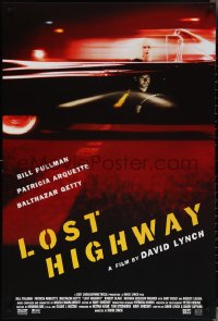 3w0861 LOST HIGHWAY int'l 1sh 1997 David Lynch, images of Bill Pullman & Patricia Arquette!