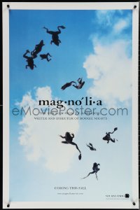 3w0867 MAGNOLIA teaser DS 1sh 1999 Cruise, Julianne Moore, John C. Reilly, Philip Seymour Hoffman!