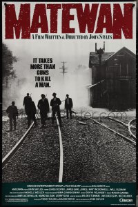 3w0874 MATEWAN 1sh 1987 James Earl Jones, John Sayles, it takes more than guns to kill a man!