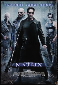 3w0217 MATRIX 27x40 video poster 1999 Keanu Reeves, Carrie-Anne Moss, Laurence Fishburne, Wachowskis