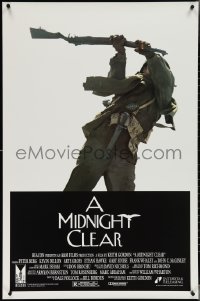 3w0879 MIDNIGHT CLEAR 1sh 1992 Peter Berg, Dillon, Ethan Hawke, image of soldier on the attack!