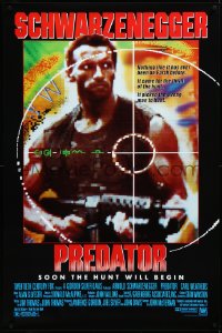 3w0906 PREDATOR 1sh 1987 Arnold Schwarzenegger sci-fi, like nothing on Earth!