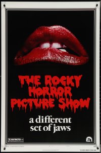 3w0940 ROCKY HORROR PICTURE SHOW 1sh R1980s classic lips, a different set of jaws!