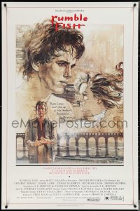 3w0943 RUMBLE FISH 1sh 1983 Francis Ford Coppola, great art of Matt Dillon by John Solie!