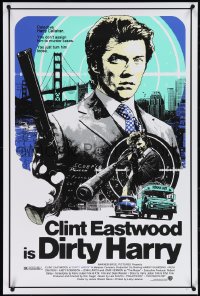 3w0083 DIRTY HARRY #10/37 24x36 art print 2022 Davis art of Clint Eastwood w/.44 magnum, variant!