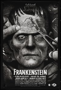 3w0098 FRANKENSTEIN #22/75 24x36 art print 2020 Mondo, art by Elvisdead, variant edition!