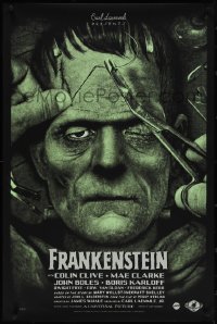 3w0099 FRANKENSTEIN #124/175 24x36 art print 2020 Mondo, art by Elvisdead, regular edition!