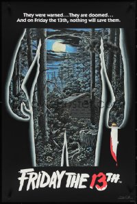 3w0100 FRIDAY THE 13th signed #200/225 24x36 art print 2018 by Spiros Angelikas, GITD edition!