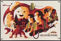 3w0103 GHOSTBUSTERS #176/325 24x36 art print 2018 Mondo, art by Tom Whalen, regular edition!