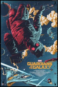 3w0109 GUARDIANS OF THE GALAXY #111/225 24x36 art print 2016 art by Florey, regular edition!