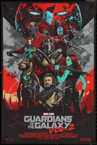 3w0112 GUARDIANS OF THE GALAXY VOL. 2 #1006/2475 24x36 art print 2017 Mondo, Taylor, regular edition!