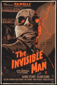 3w0122 INVISIBLE MAN #216/405 24x36 art print 2012 Mondo, art by Francesco Francavilla, first edition!