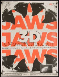 3w0287 JAWS 3-D #53/150 18x24 art print 2022 Mondo, art by Rafa Orrico!