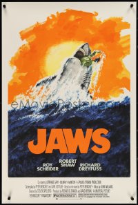 3w0124 JAWS #116/325 24x36 art print 2017 incredible Robert Tanenbaum art used in promotions, reg ed