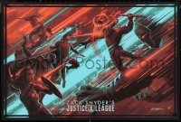 3w0127 JUSTICE LEAGUE #80/175 24x36 art print 2021 Juan Ramos, Zack Snyder's Justice League, variant!