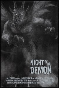 3w0142 NIGHT OF THE DEMON #27/75 24x36 art print 2020 Curse of the Demon art by Hilliard, Night ed.!