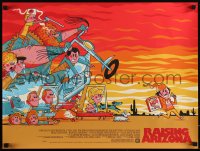 3w0289 RAISING ARIZONA 163/200 18x24 art print 2018 Mondo, Andrew Kolb art of Nicholas Cage chased!