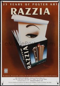 3w0226 RAZZIA 27x39 advertising poster 2007 Mickey Ross poster art compilation book!