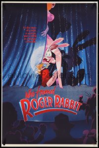 3w0175 WHO FRAMED ROGER RABBIT #76/280 24x36 art print 2021 Mondo, art by Vincent Roucher!