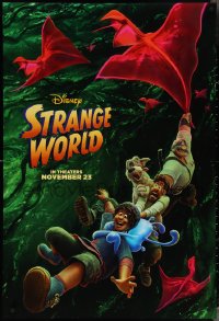 3w0986 STRANGE WORLD advance DS 1sh 2022 Disney, nothing is as it appears, wild image!