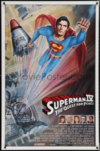 3w0994 SUPERMAN IV int'l 1sh 1987 great art of super hero Christopher Reeve by Daniel Goozee!