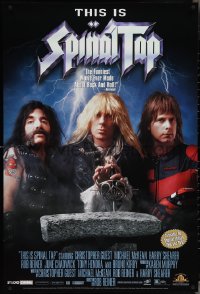 3w0219 THIS IS SPINAL TAP 27x40 video poster R2000 Rob Reiner heavy metal rock & roll cult classic!