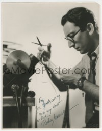 3x0280 ROUBEN MAMOULIAN signed deluxe 10.75x14 still 1932 the director cutting film by Otto Dyar!