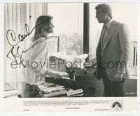 3x0442 CANDICE BERGEN signed 8x9.75 still 1978 in office with Ryan O'Neal in Oliver's Story!