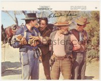 3x0413 CLAUDE AKINS signed 8x10 mini LC #8 1967 who's with James Coburn & co-stars in Waterhole #3!