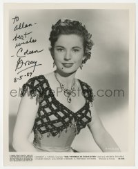 3x0446 COLEEN GRAY signed 8x10 still 1955 pretty waist-high portrait from The Twinkle in God's Eye!