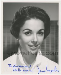 3x0449 DANA WYNTER signed deluxe 8x10 still 1957 head & shoulders portrait from Something of Value!