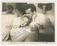 3x0469 FRED MACMURRAY signed 8x10.25 still R1949 c/u with Marlene Dietrich in The Lady is Willing!