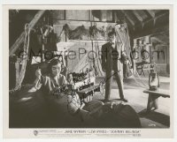 3x0495 JANE WYMAN signed 8x10.25 still 1948 great scene with Stephen McNally in Johnny Belinda!