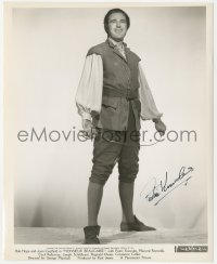 3x0552 PATRIC KNOWLES signed 8.25x10 still 1946 full-length smiling with sword in Monsieur Beaucaire!