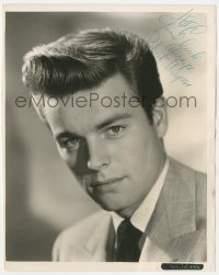 3x0567 ROBERT WAGNER signed 8x10 still 1950s great portrait early in his career at 20th Century Fox!