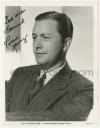 3x0568 ROBERT YOUNG signed 8x10.25 still 1941 dapper portrait in suit & tie for H.M. Pulham, Esq.!