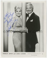 3x0576 SHIRLEY JONES/JACK CASSIDY signed 8x10 publicity still 1970s by BOTH, husband & wife!