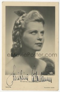 3x0119 KRISTINA SODERBAUM signed 3321/1 German Ross postcard 1928 star of Nazi propaganda movies!