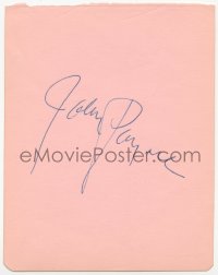 3x0369 JOHN PAYNE signed 5x6 album page 1940s it can be framed with an original or repro still!