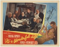 3x0218 IT'S A WONDERFUL LIFE signed LC #7 1946 by James Stewart, who's accusing Lionel Barrymore!