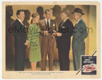 3x0220 LADY IN THE LAKE signed LC #4 1947 by Lloyd Nolan, who's with Montgomery, Totter & top cast!