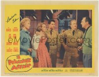 3x0245 PRIVATE'S AFFAIR signed LC #3 1959 by Barbara Eden, who's with Sal Mineo, Terry Moore & others!