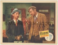 3x0249 REUNION signed LC 1936 by John Qualen, c/u w/Slim Summerville, he called himself Papa Dionne!