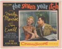 3x0250 SEVEN YEAR ITCH signed LC #8 1955 by Billy Wilder, c/u of Marilyn Monroe & Tom Ewell at piano!