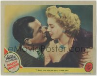 3x0252 SLIGHTLY DANGEROUS signed LC 1943 by Lana Turner, who's sexy & badly wants Robert Young!