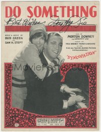 3x0290 DOROTHY LEE signed sheet music 1929 she sang Do Something in Syncopation!